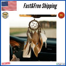 Mini Dream Catcher for Car Rear View Mirror Native American Indian Hanging Orna.