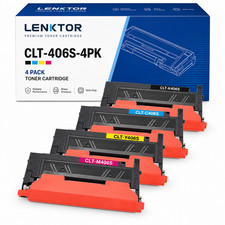 CLT-406S 4PK Toner Cartridge Set for CLP-360 CLX-3305W Xpress C410W C460W 3306FN