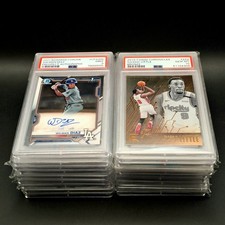 1 PSA Slab Guaranteed Graded 9 Or 10 – Baseball - Basketball - Football Only
