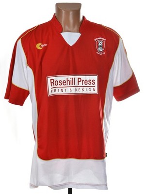ROTHERHAM UNITED 2006/2007 HOME FOOTBALL SHIRT TRIKOT WAPPEN GRÖSSE L ERWACHSENE
