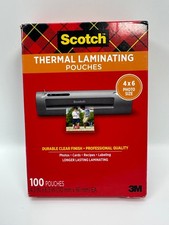 Scotch Thermal Laminating Pouches, 5 Mil, 100-Pack, Photo Size 4x6