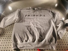 Mens Champion Athletic Apparel Gray Sweat Shirt Sz M Logo Long Sleeves