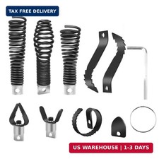 9pcs Drain Auger Drill Attachment, Cutter and Auger Set, Drain Cleaner Combinati