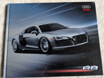 2008 Audi R8 Sales Brochure Coffee Table Book Audi Racing WOW!