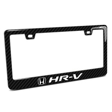 Honda Hr-v Black Real 3k Carbon Fiber Finish Abs Plastic License Plate Frame Honda Hr-v Black Real 3k Carbon Fiber Finish Abs Plastic License Plate Frame