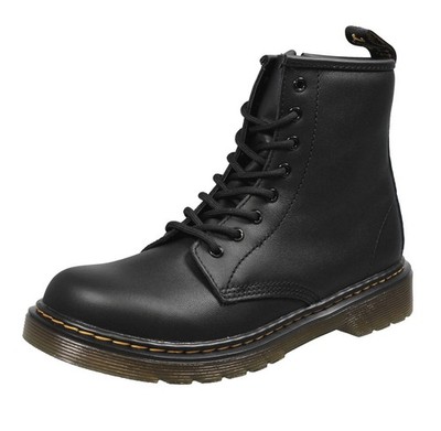 Dr. Martens 1460 J Delaney - Black Softy Black - Größe 35 [2,5 US 21,5cm] Junior