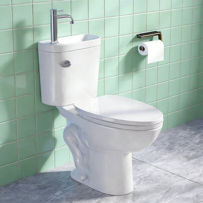 #ad 3 IN 1 Faucet Toilet with Sink for Small Bathrooms 1.28 GPF 12 Inch Rough in $369.99