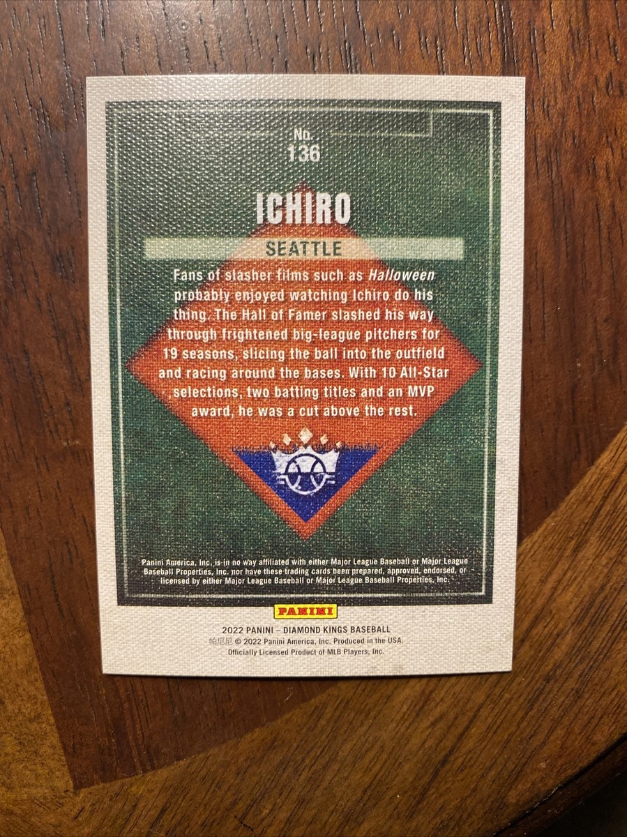 Ichiro 2022 PANINI DIAMOND KINGS BLUE FRAME SP Parallel SEATTLE