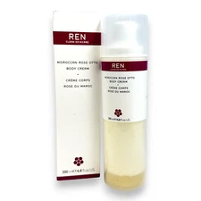 Ren Moroccan Rose Otto Body Cream 200ml/6.8fl.oz. New In Box