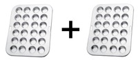 Norpro Heavy Duty Tin Mini Muffin Cupcake Pan Makes 24 13.75/35cm Long (2-pack) on sale Norpro Heavy Duty Tin Mini Muffin Cupcake Pan Makes 24 13.75/35cm Long (2-pack) on sale