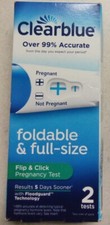 Clearblue Foldable  full size Pregnancy Test 2 Tests Exp. 11/2025