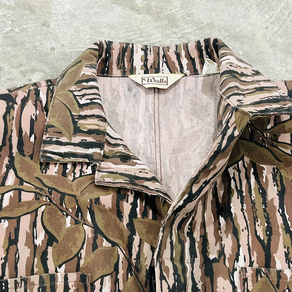 Vintage Walls XL Regular Real Tree Coveralls USA Made Hunting Camouflage Camo - Image 3 of 4