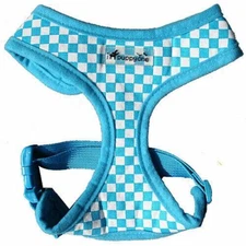 Dog Harness, No Pull, Blue Racing, Adjustable Neck & Chest, 19-26" Chest Large