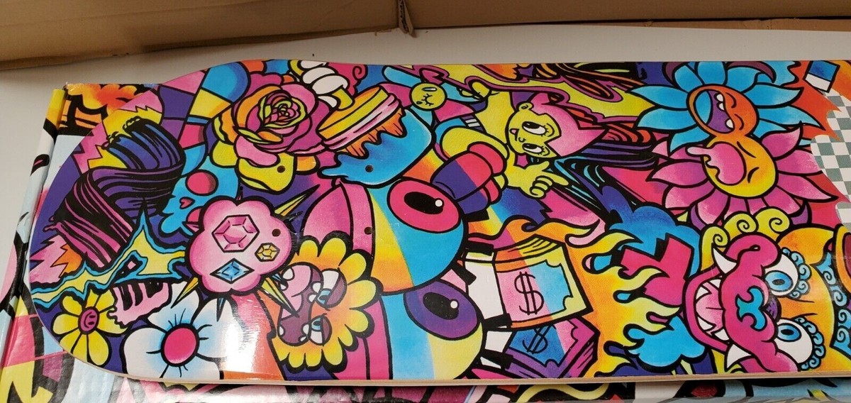 Skateboard Vexx Ghost Art édition Limitée 1/500 - Neuf Dans Sa Boîte - Fissure Mentionnée