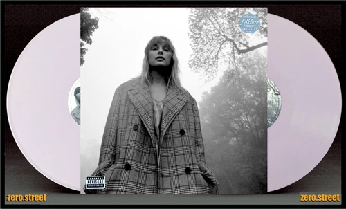 TAYLOR SWIFT Folklore 2LP on PINK VINYL New SEALED Clandestine Meetings