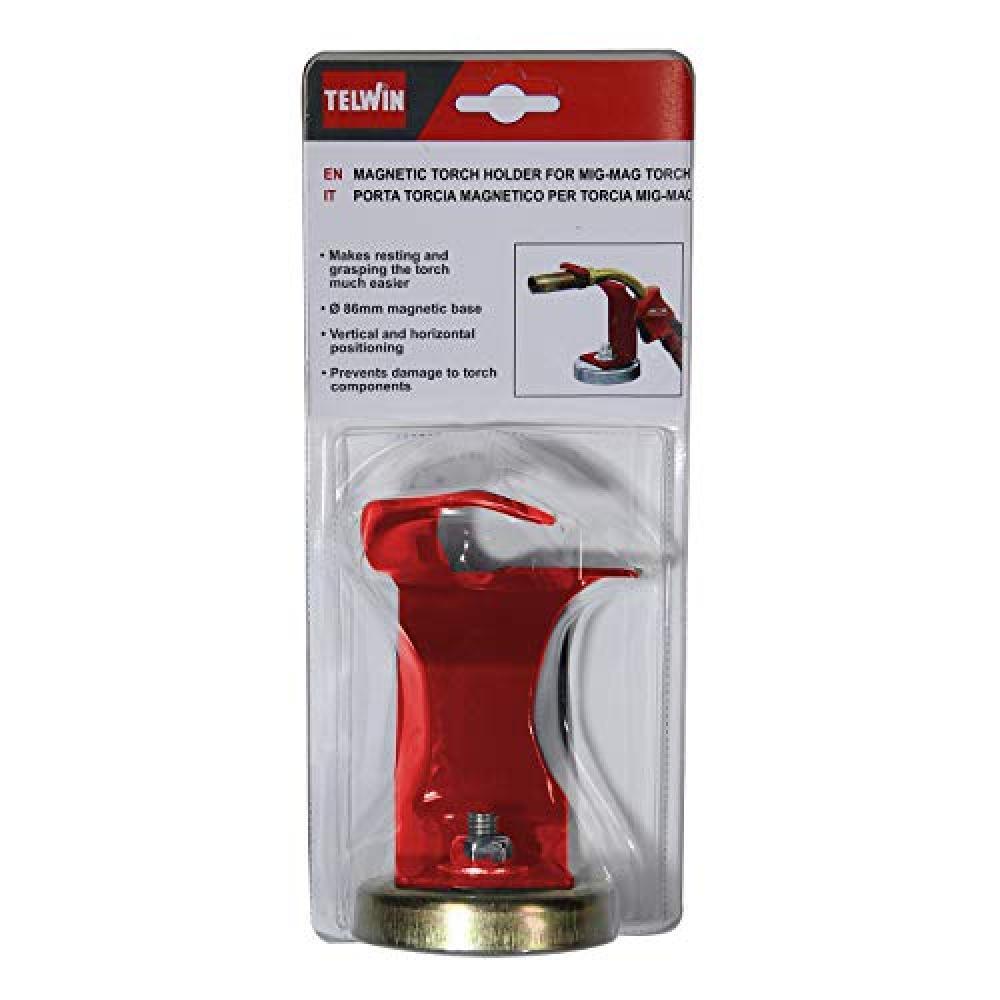 (TG. MIG) TELWIN, Supporto con Base Magnetica Porta Torce di Saldatura MIG-MAG -