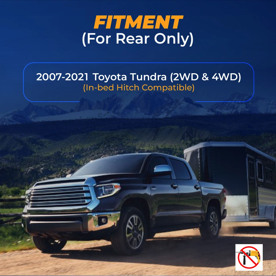 Air Bag Suspension Kit for 2007-2021 Toyota Tundra 2WD 4WD Rear Helper Bag Foto 3 de 4