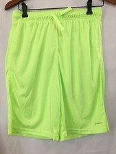 New Athletic Works Boys Core Short Neon Green Moisture Wicking Polyester XL
