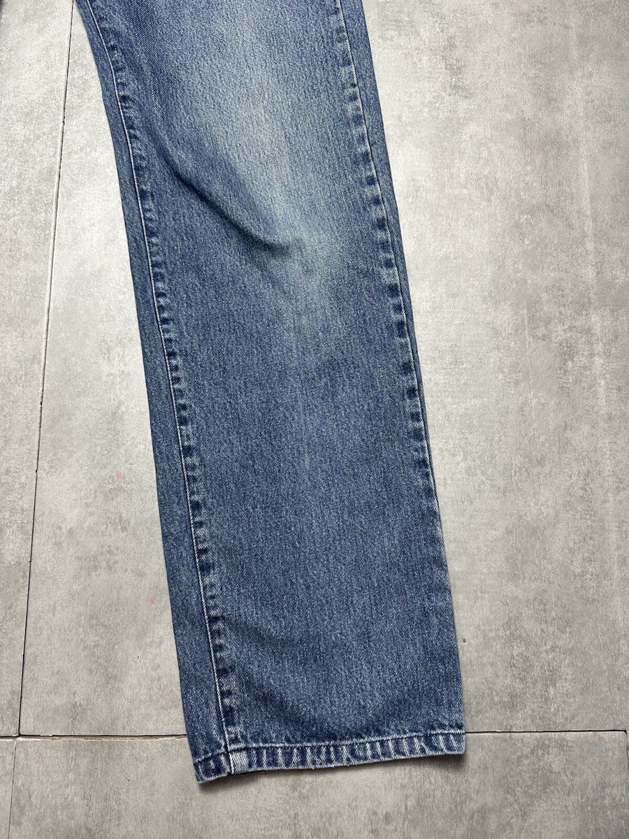 zenga sport jeans mens 34x35 blue straight leg denim luxury