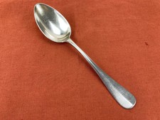 Kaffeelöffel  mit Monogramm Antik Versilbert Gebr. Hepp