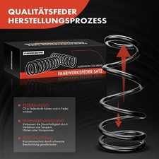 Kit De 2 Ressorts De Suspension Avant Pour Opel Zafira A (1999-2005) 1.6/1.8 16V | Neuf
