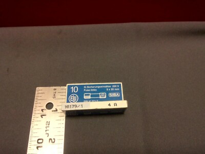 ELU G-SICHERUNGSEINÄTZE 141179/1- 4 AMP, 250 V, FUSE-LINKS
