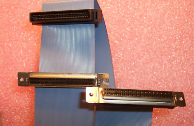 P37-7013-0368-036 IDC RIBBON CABLE ADAPTERS (2X) 50 POSITION FINE PITCH IDC SCSI