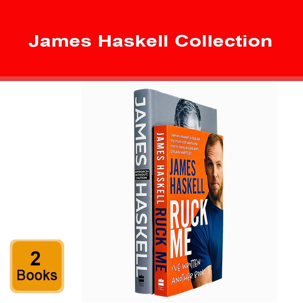 James Haskell Collection 2 Books Set Ruck Me, Approach Without Caution (HB)