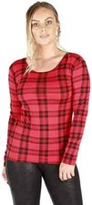 WOMENS LADIES LONG SLEEVE STRETCH PLAIN ROUND SCOOP NECK T SHIRT TOP ASSORTED