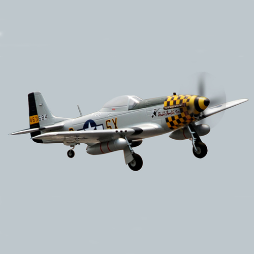 TOP RC HOBBY P51 Mustang Yellow 750mm 