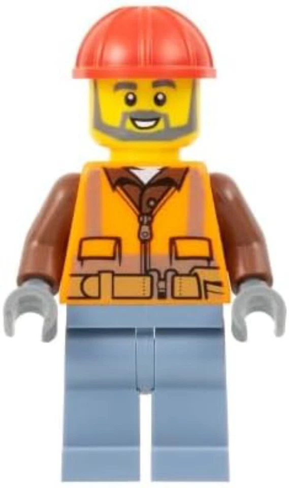 LEGO City: Airport Construction Worker Minifigure with Service Car - Image 3 of 4