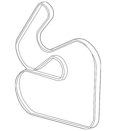 Cinturón serpentino Ranger Sable Taurus 1997-2003 genuino Ford Mercury F8DZ-8620-CD Foto 2 de 3