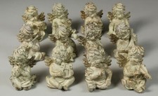 12x Engel Figur mit Musikinstrument + Vogel + Schmetterling + ..je ca. 9 cm /268