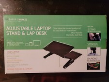 WORK EZ UNCAGED ERGONOMICS ADJUSTABLE LAPTOP STAND AND LAP DESK