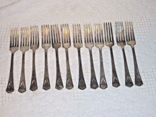 (0) Argenteria vintage -28 pezzi Warwick & Crusader piatto argento + bauletto Rogers Bros - Foto 4 di 6