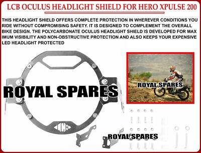 ''LCB OCULUS HEADLIGHT SHIELD'' FIT FOR HERO XPULSE 200