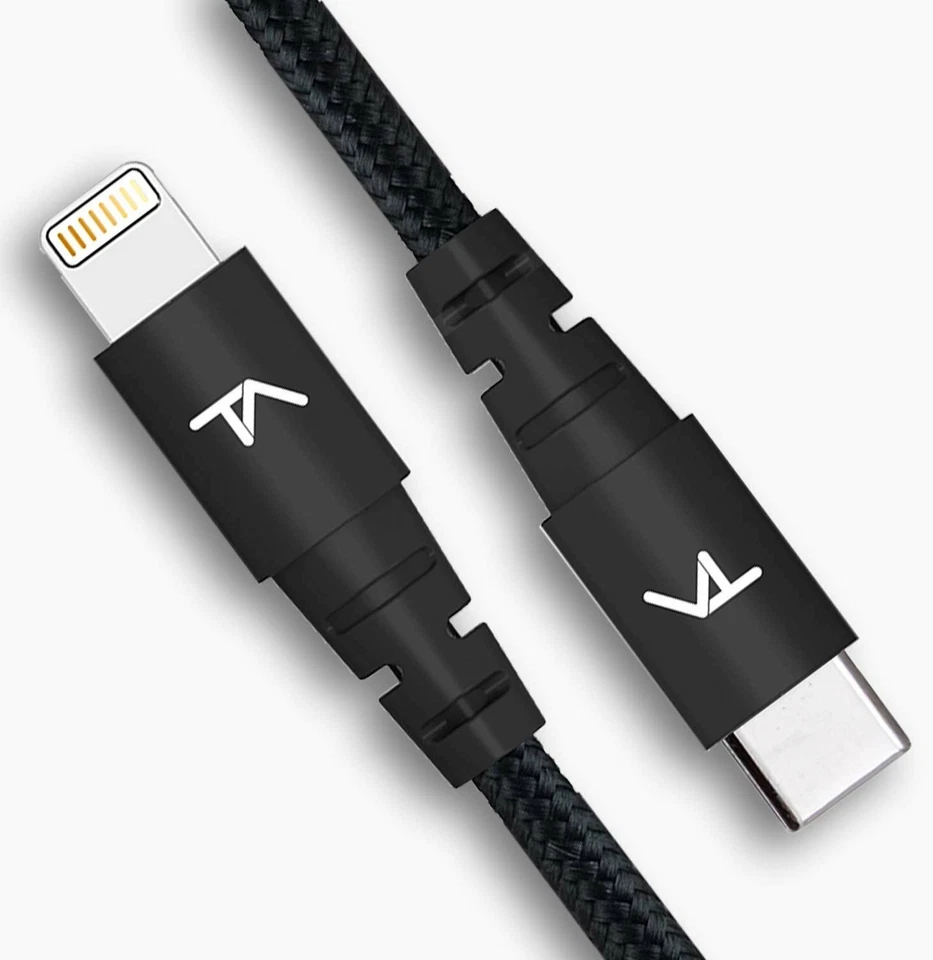 Tech Armor Apple MFi Certified 6 FT USB C to Lightning Sync/Charge Cable - Image 2 of 4