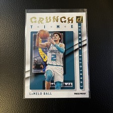 2021-22 Panini Donruss LaMelo Ball Crunch Time Press Proof Gold Hobby Insert