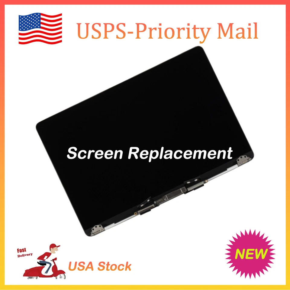 For Macbook Pro 13.3" A2338 2020 M1 LCD Display Screen Replacement Sliver Gray - Image 3 of 4