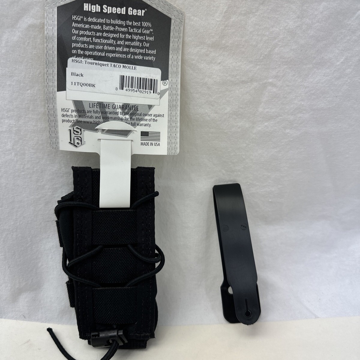 HSGI High Speed Gear Tourniquet TACO Pouch Molle Black Police Law