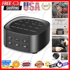 Compact White Noise Sound Machine with Safety Certification for Home Office