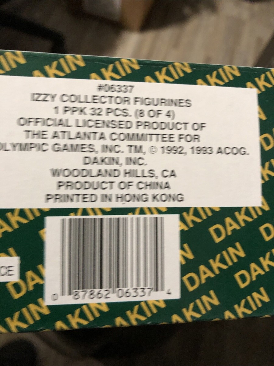 1996 Atlanta Olympic Game Collection Izzy Figures Lot 8 Dakin
