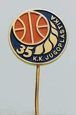 Basketball Club Jugoplastika, Split, Croatia, Yugoslavia, vintage pin, badge !