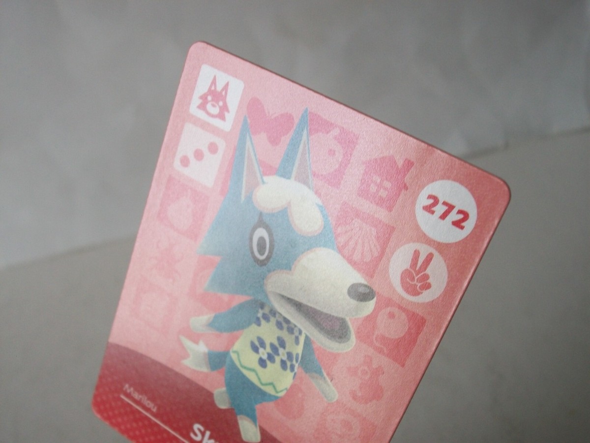Animal Crossing amiibo Cards Wolf Lot 6 HP Skye Chief Freya Kyle