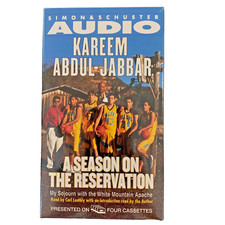 A Season on the Reservation by Kareem Abdul-Jabbar New Sealed Cassettes