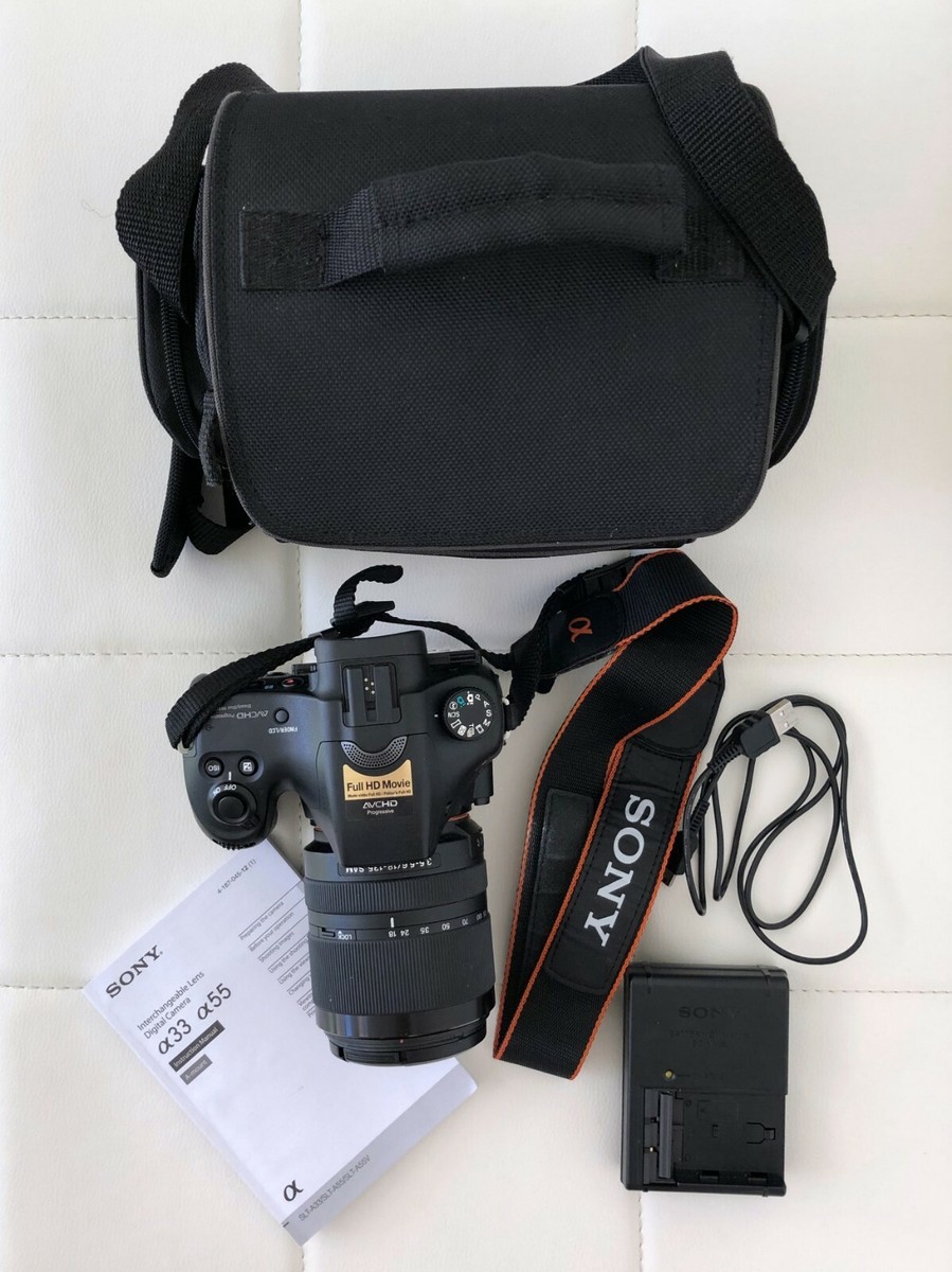 Sony Alpha A57 SLT-A57 Digital Full HD Movie Camera Kit Body Lens