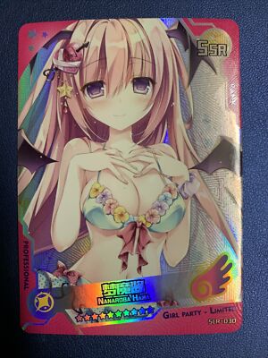 Hana Nanaroba Succubus Foil Swimsuit Goddess Waifu Card Girl Holo Doujin Anime