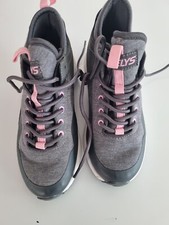 Heelys Sidewalk Trainers Older Girls Size 2 Grey