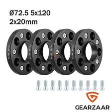 4x Spurplatten Spurverbreiterung Distanzscheibe Ø72,5 5x120 40mm 4x20mm Für BMW