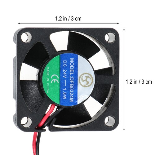 4 Pcs Kleiner Kühlventilator Bürstenloser Lüfter 24V Für Drucker - Bild 8 von 11